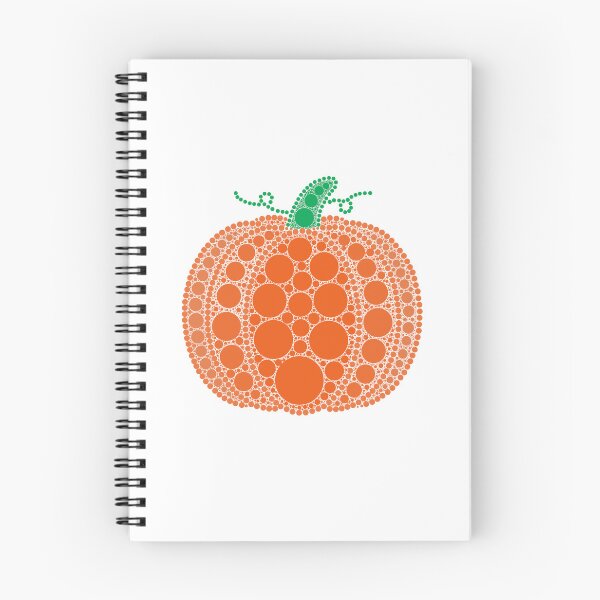 Artikelvorschau, Herbst Halloween Kürbis Dot Art entworfen und verkauft von Cardiff Creative.