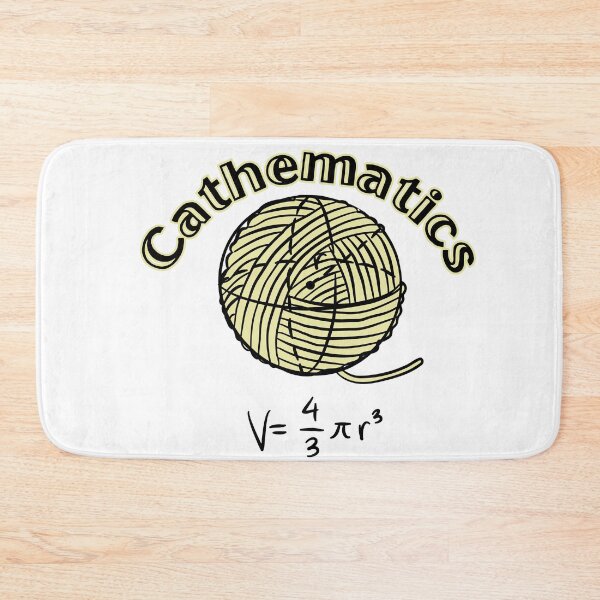 Item preview, Cat and Math, Mathematics Cat designed and sold by Merch-Kitsune.