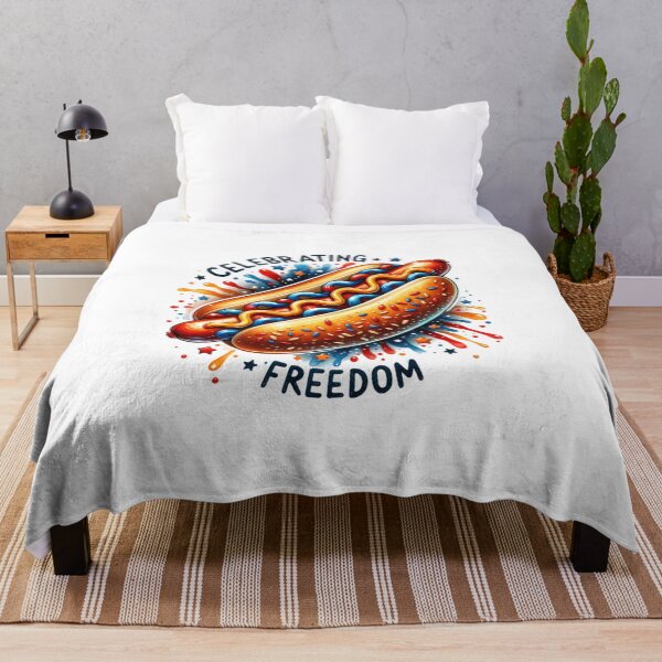 Item preview, Patriotic Hotdog – Celebrating Freedom designed and sold by artedigital99.