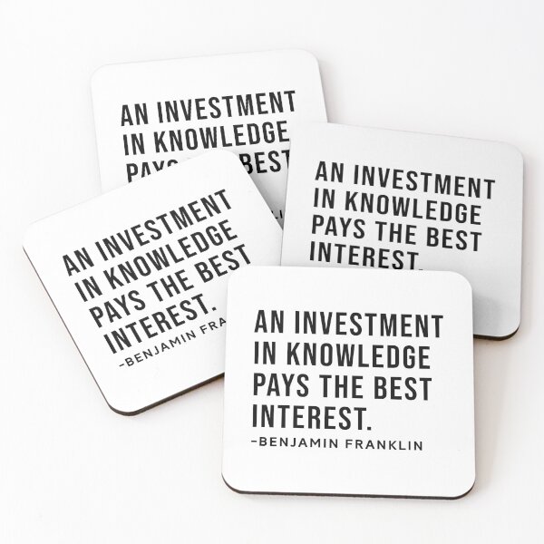 Item preview, Benjamin Franklin Quote designed and sold by SoulQuot.
