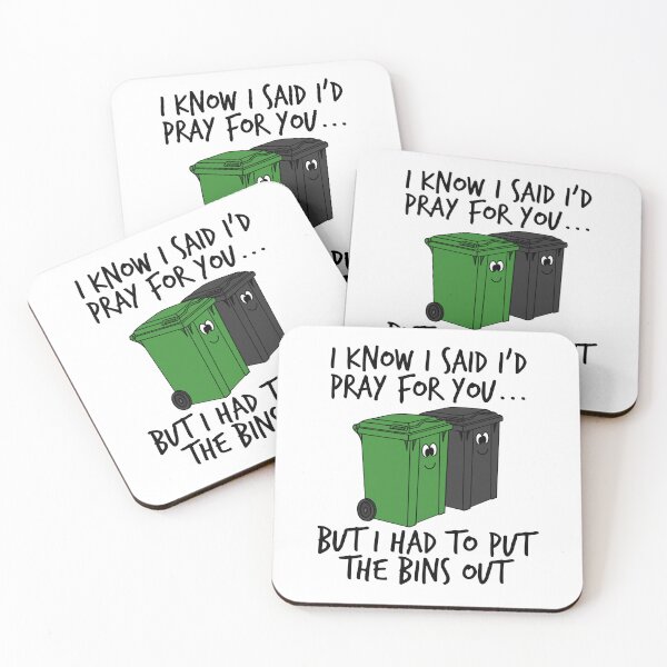 Item preview, Pray For You, Wheelie Bin, Church Sarcasm Funny designed and sold by doodlerob.