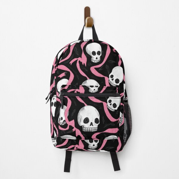 Item preview, Gothic Skulls and Pink Bows Pattern - Dark and Elegant Design designed and sold by Raul Divaine.