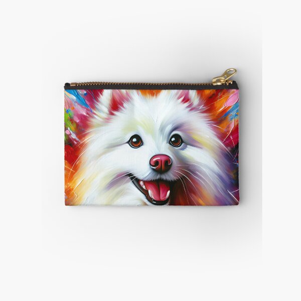 Item preview, Japanese Spitz Dog Acrylic Print Pet Portrait Dog Lovers designed and sold by Puppy Puzzles Plus.