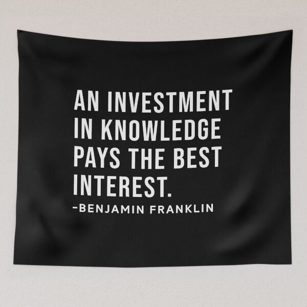 Item preview, Benjamin Franklin Quote designed and sold by SoulQuot.