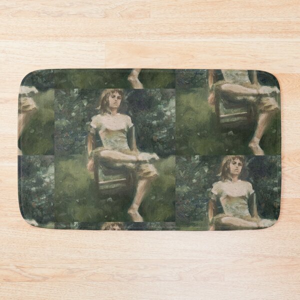 Item preview, "masculine" girl sitting cross-legged designed and sold by maliafecteau.