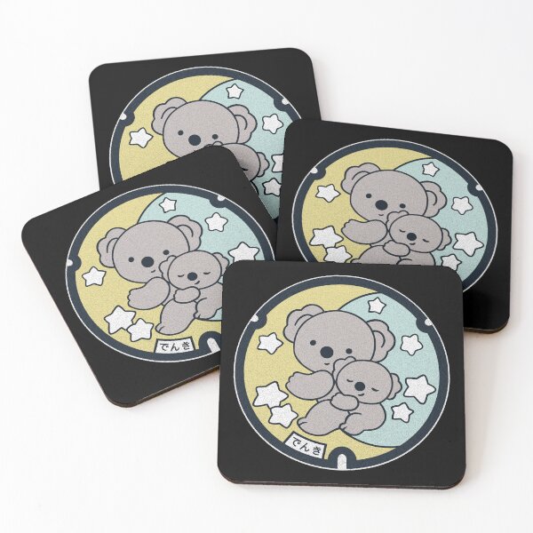 Item preview, Yokohama Zoo Manhole Cover Art Koala designed and sold by Musashi1996Art.
