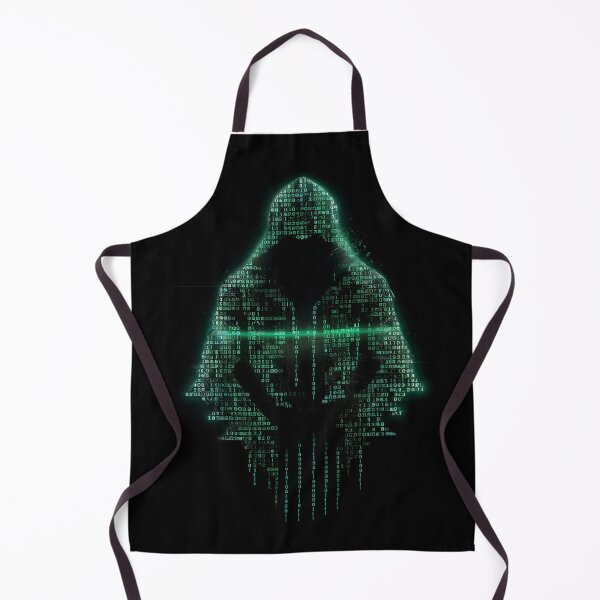 Item preview, Dark Cyber Hacker Matrix - Digital Code Art | Sci-Fi Tech Glitch Hoodie Design designed and sold by best-of-panama.