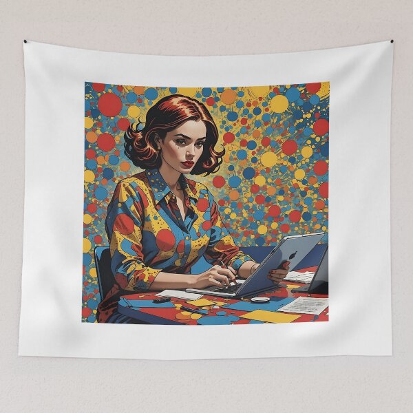 Item preview, Dynamic Pop Art: Modern Productivity designed and sold by daila70.