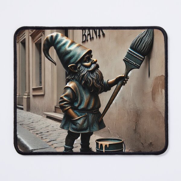 Item preview, Thinking of Wroclaw - Gnome Painting Bank designed and sold by Purrfecta.
