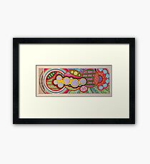 Zentangle Graphism Framed Print