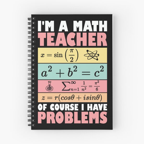 Item preview, Math Teacher I'm A Math Teacher Of Course I Have Problems designed and sold by Stick-Artistry.