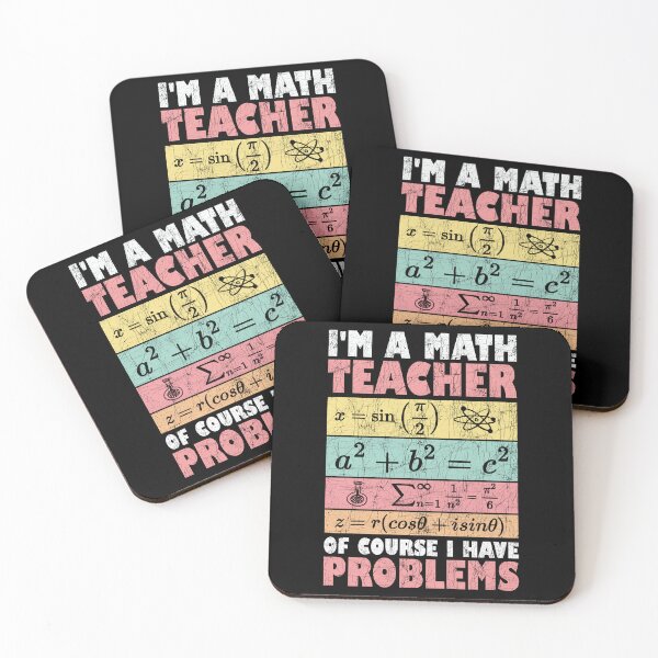 Item preview, Math Teacher I'm A Math Teacher Of Course I Have Problems designed and sold by Stick-Artistry.