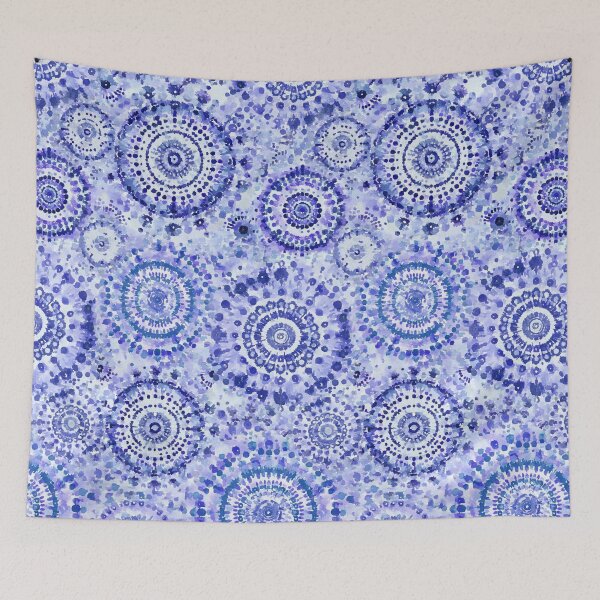 Item preview, Azure Mandala Whirl  designed and sold by pinebluedesign.