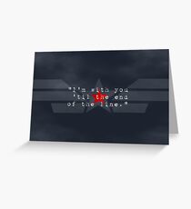 Cap & Bucky Greeting Card