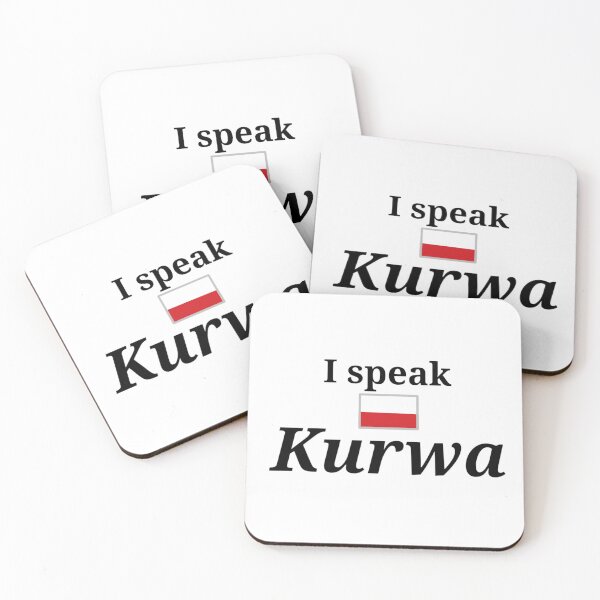 Item preview, I speak Kurwa - POLISH- funny designed and sold by OneDrawingGirl.