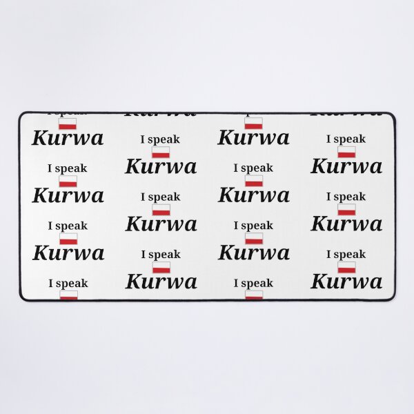 Item preview, I speak Kurwa - POLISH- funny designed and sold by OneDrawingGirl.