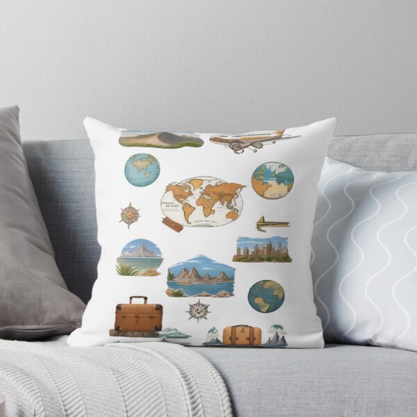 Item preview, Travel & Adventure: Maps, airplanes, luggage, and travel quotes for wanderlust vibes. designed and sold by Bushkin34.
