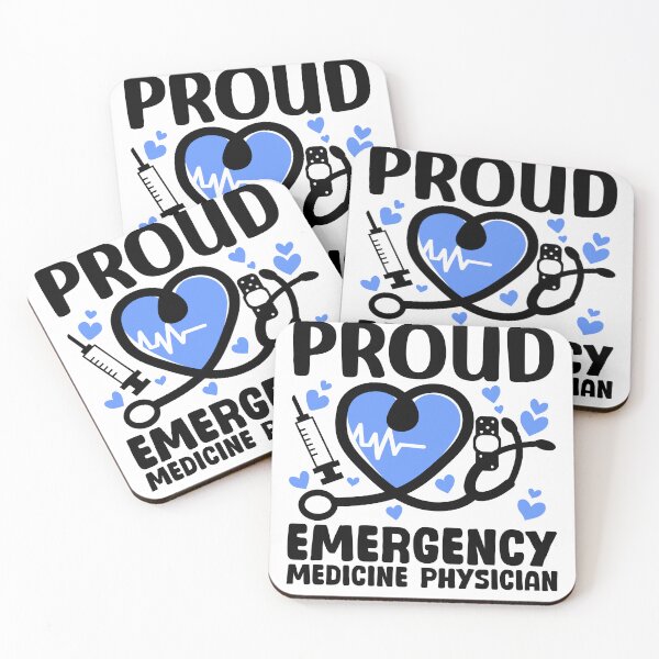 Item preview, Proud Emergency Medicine Physician Doctor designed and sold by Stick-Artistry.