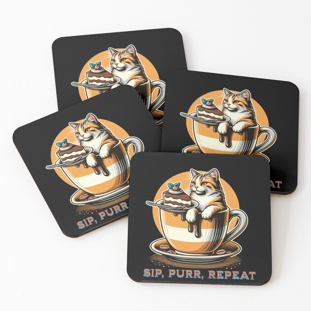 Item preview, Coasters (Set of 4) designed and sold by JavaJokeTees.