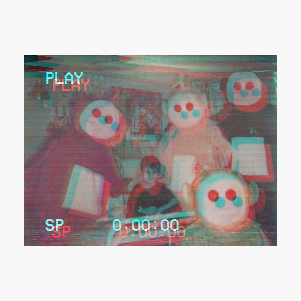 Teletubbies Creepy Distorted Creepypasta Merch Poster By Nigglas Redbubble