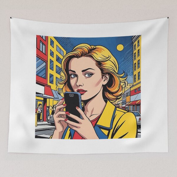 Item preview, Digital Bliss: Pop Art Fusion of Technology and Style designed and sold by daila70.