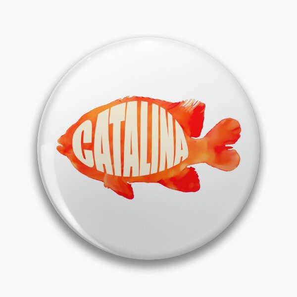 Item preview, Garibaldi fish, Catalina Island, all profit supports ocean conservation  designed and sold by seekingclarity.