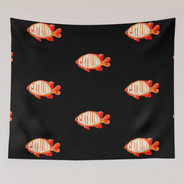 Item preview, Garibaldi fish, Catalina Island, all profit supports ocean conservation  designed and sold by seekingclarity.