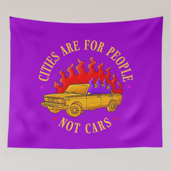Item preview, Cities Are For People Not Cars - Urban Planner designed and sold by Picket Club.