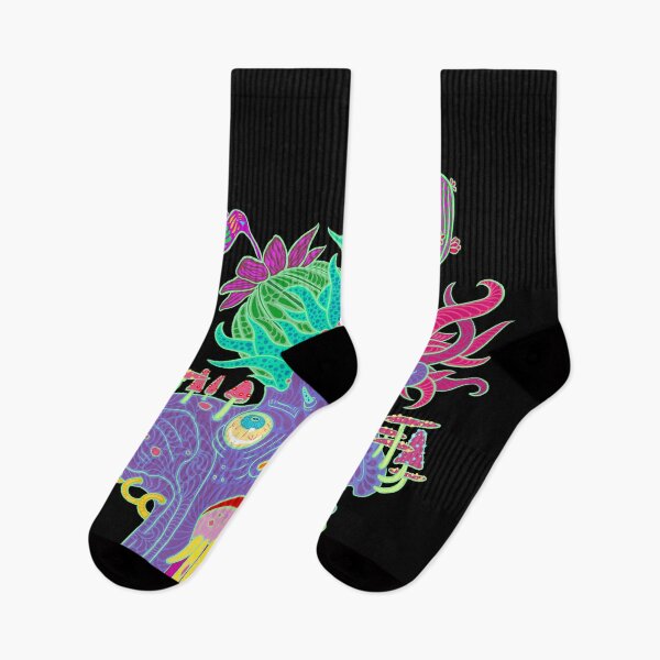Item preview, shroom face desert botanical cactus humming bird oasis trippy designed and sold by AZTECartoon.