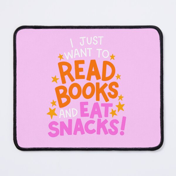 Item preview, I Just Want To Read Books and Eat Snacks  designed and sold by happyzo.