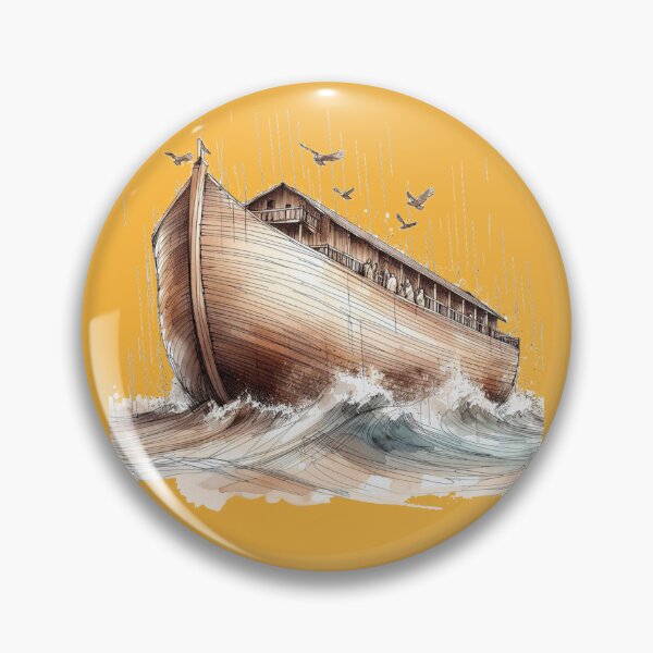 Item preview, 3D Noah's Ark Biblical Flood Illustration,    designed and sold by PaintMeWorld.