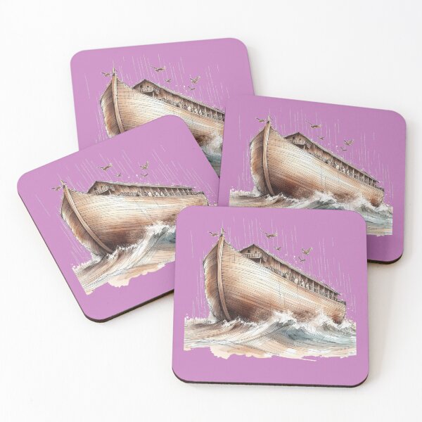 Item preview, 3D Noah's Ark Biblical Flood Illustration,    designed and sold by PaintMeWorld.