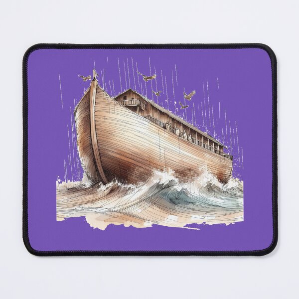 Item preview, 3D Noah's Ark Biblical Flood Illustration,    designed and sold by PaintMeWorld.