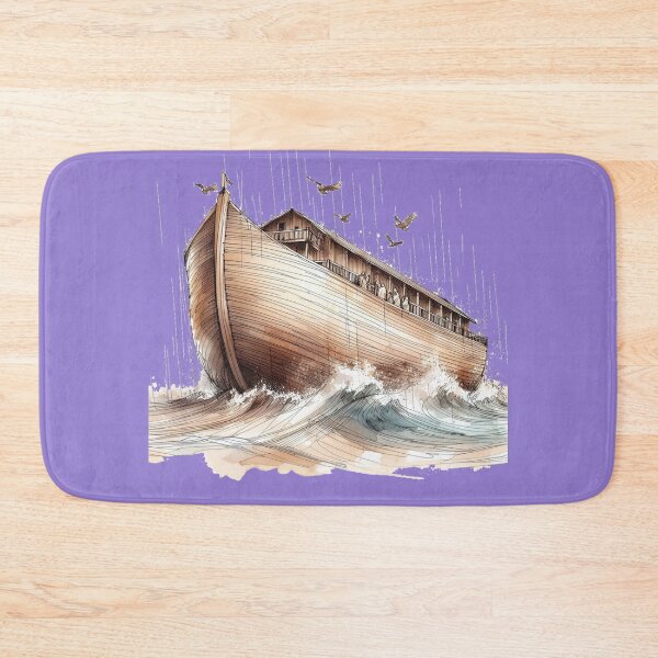 Item preview, 3D Noah's Ark Biblical Flood Illustration,    designed and sold by PaintMeWorld.