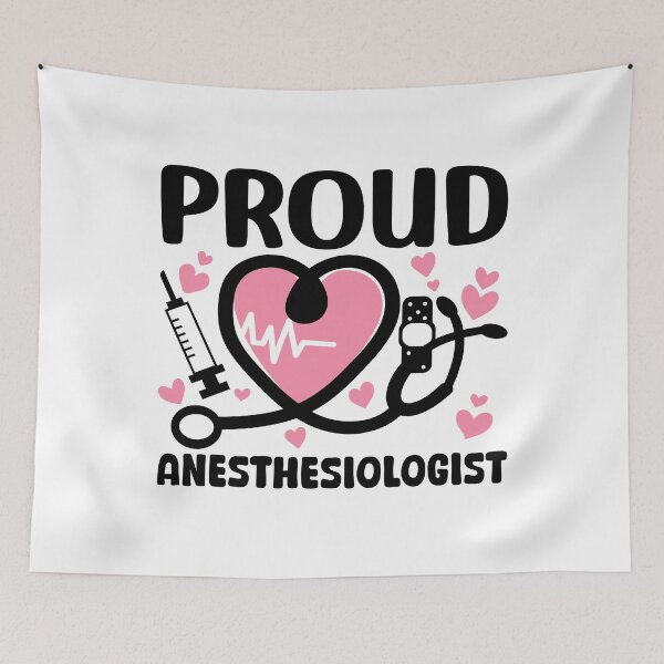 Item preview, Proud Anesthesiologist designed and sold by Stick-Artistry.