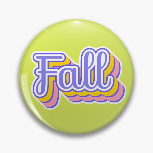 Item preview, Retro Pink and Purple Fall Text designed and sold by BeaSchoney.