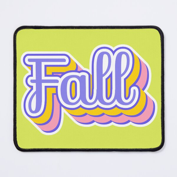 Item preview, Retro Pink and Purple Fall Text designed and sold by BeaSchoney.