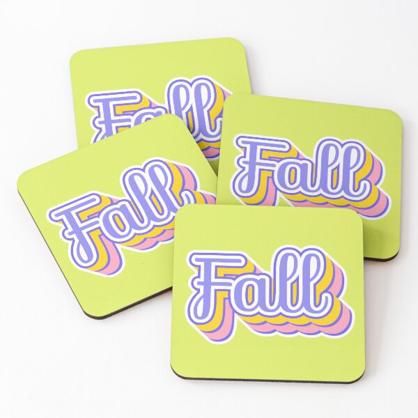 Item preview, Retro Pink and Purple Fall Text designed and sold by BeaSchoney.