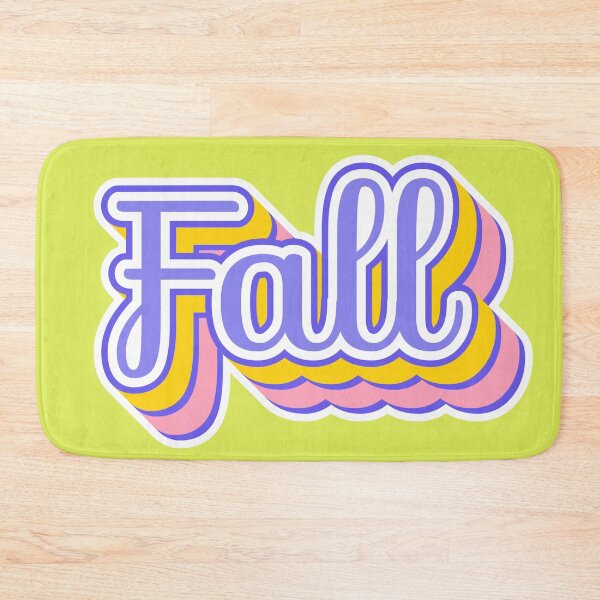 Item preview, Retro Pink and Purple Fall Text designed and sold by BeaSchoney.
