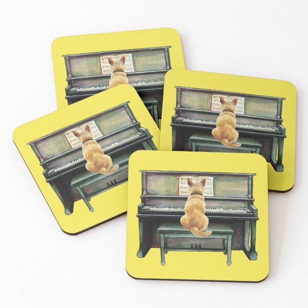 Item preview, Dog Plays Piano designed and sold by AMERICANCHEEZ.
