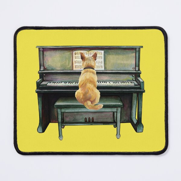 Item preview, Dog Plays Piano designed and sold by AMERICANCHEEZ.
