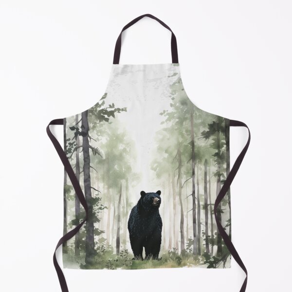 Item preview, Black Bear in the Forest designed and sold by TamarackFlair.