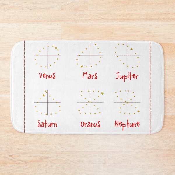Item preview, Analemmas of the Sun from various planets of the solar system designed and sold by lauprizan.