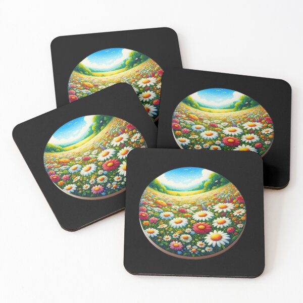 Item preview, Field of colorful daisies Botanical Beauty Floral Arrangements designed and sold by Expressions-Sel.