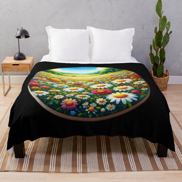 Item preview, Field of colorful daisies Botanical Beauty Floral Arrangements designed and sold by Expressions-Sel.