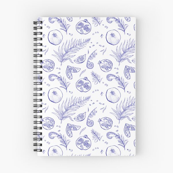 Item preview, Pomegranates and Ferns Botanical Print (Sapphire) designed and sold by BizzyDesigns.