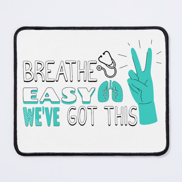 Item preview, Breathe Easy Respiratory Therapy Life Design Celebrating RT Life and Pulmonology Professionals designed and sold by HosvPrint .s.