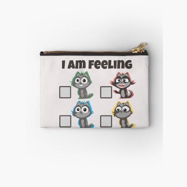 Item preview, All Emotions are Valid - (Cute Cat Grey Custom Fill in the Blank Check box) designed and sold by WayToResilience.