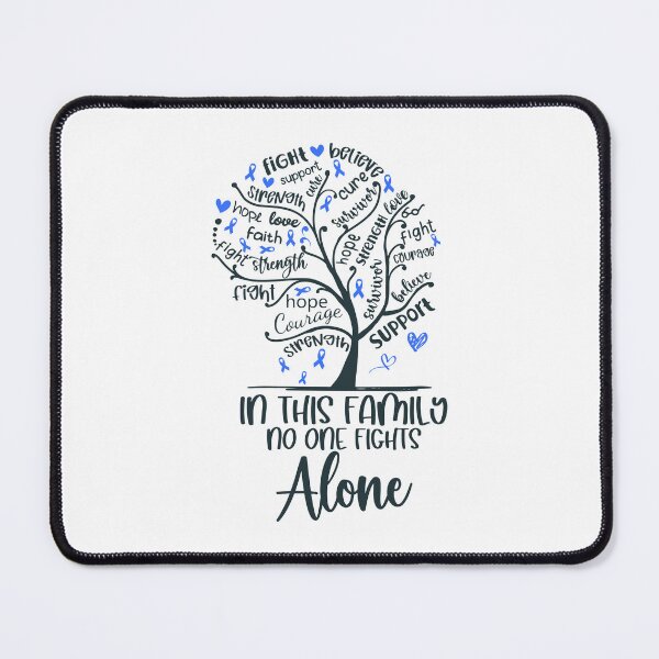 Item preview, In this FAMILY fights against syndrome, disease, illness, cancer with Tree Blue Ribbon designed and sold by EdithShop59.