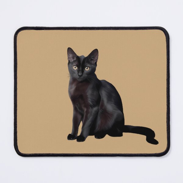 Item preview, Silent Sentinel: A Black Cat’s Poised Watch designed and sold by magicalshops.